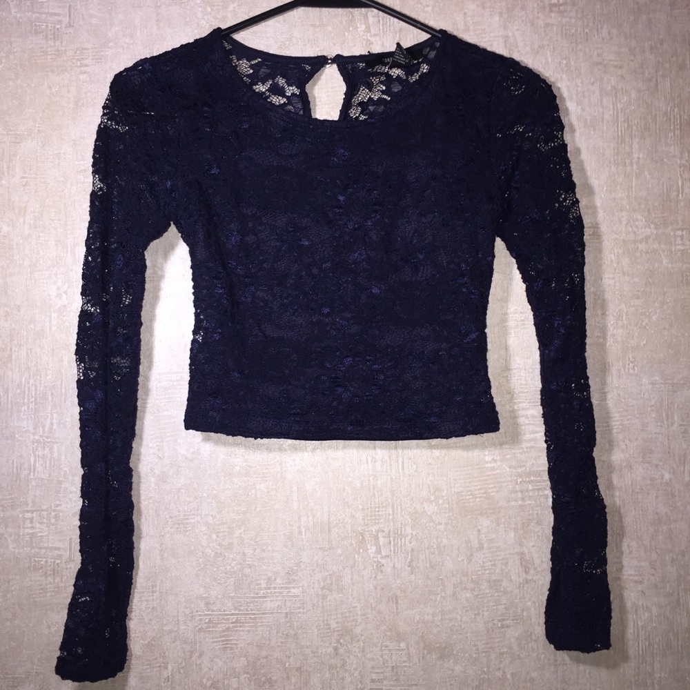 Lace crop top
